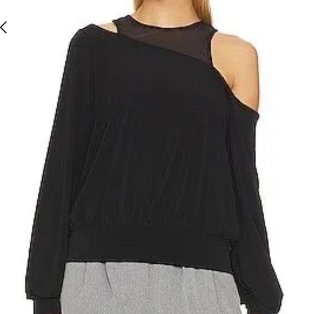 NWT Lanston $150 Chic Black Top - Picture 2 of 2